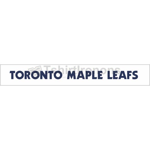 Toronto Maple Leafs T-shirts Iron On Transfers N345